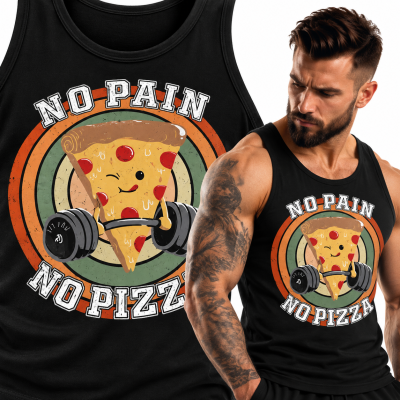 TANK TOP NA SIŁOWNIĘ PIZZASQUAT